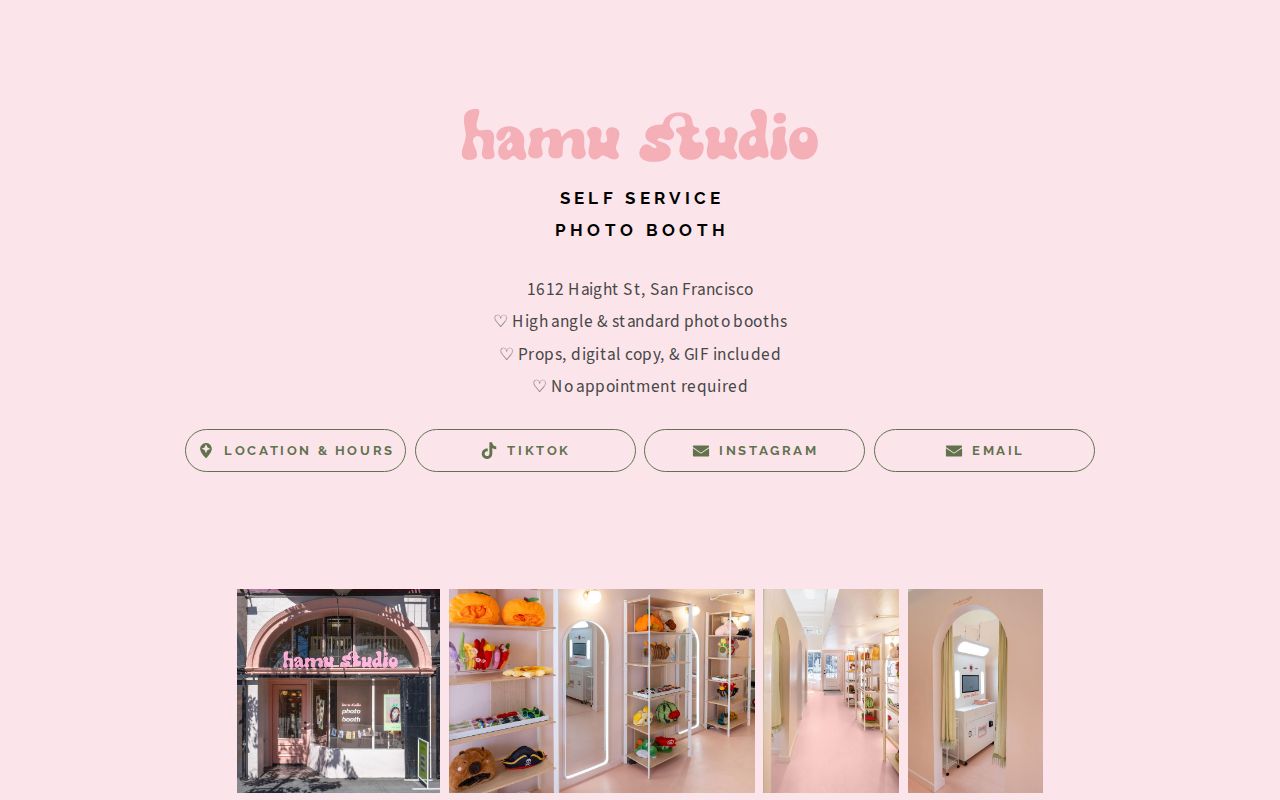 Photo booth by Hamu Studio in San Francisco
